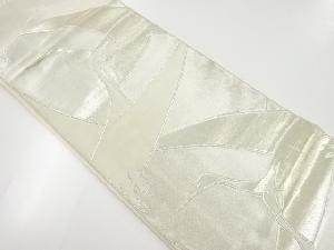 アンティーク　群鶴模様織り出し袋帯（材料）